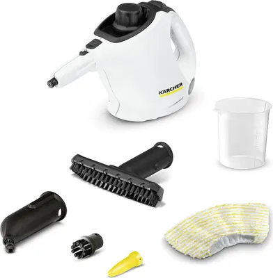 Produktbild von Kärcher SC 1 Zylinder-Dampfreiniger 1200 W Schwarz, Weiß