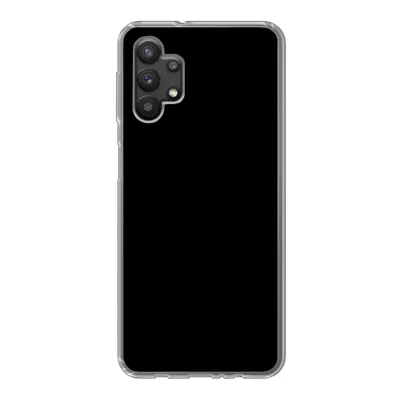 Produktbild von MuchoWow® Handyhülle Schutzhülle Hülle für Samsung Galaxy A32 5G Schwarz - Dunkel - Massiv - Farbe Silikon Softcase Handy Hülle - Softcase