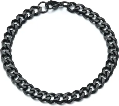 Produktbild von Elegantes Herrenarmband KR-34821 in Schwarz KP34821