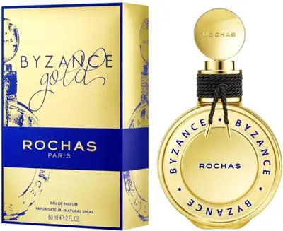 A perfume box and bottle are displayed side-by-side against a white background.