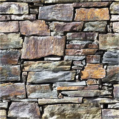 Produktbild von Tapeteneffekt-Aufkleber – ROUSSILLON STONES – 60 x 60 cm