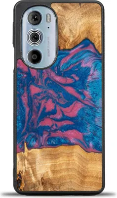 Produktbild von Holzhülle Bewood Unique Neons - Vegas für Motorola Edge 30 Pro