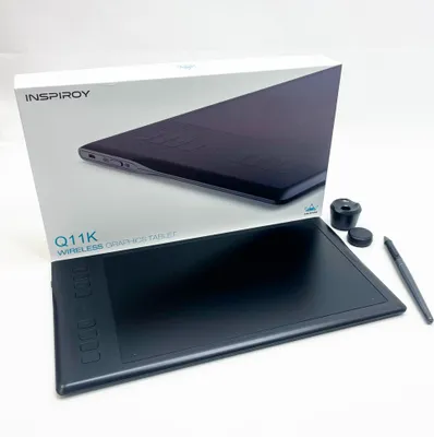 Produktbild von HUION Q11K  Grafiktablett kabellos 11 Zoll 8192 Druckstufen neigungsverfügbar benutzerdefinierte Tasten kompatibel mit Windows und macOS