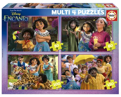 Immagine prodotto di EDUCA Puzzle Encanto 4in1 (50,80,100,150 pezzi)