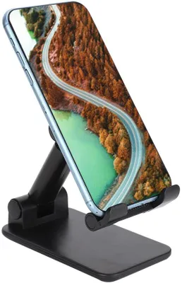 Productafbeelding van Verstelbare telefoonhouder - Opklapbaar - Bureauhouder - Lichtgewicht - Geschikt voor tablets tot 12,9 inch - Ergonomisch ontwerp - Tablet houder