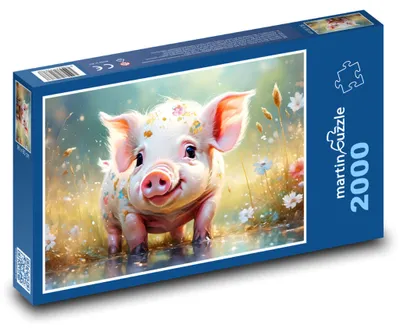 Obrázek produktu pro martinpuzzle - Puzzle 2000 - Malé prase
