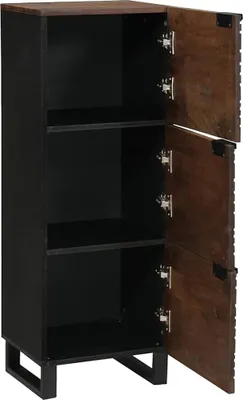 Produktbild von vidaXL Hochboard Braun 40 x 33 x 110 cm massives Mangoholz