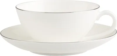 Produktbild von Villeroy & Boch Anmut Platinum No.1 Teetasse mit Untertasse 2tlg