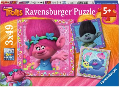 Produktbild von Ravensburger Kinderpuzzle 08013 Trolls Kinderpuzzle