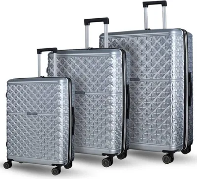 Produktbild von ROCK Maya Reisekoffer-Set - silber