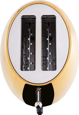 Produktbild von BUGATTI - Romeo, Multifunktions-Design-Toaster aus Edelstahl, 7 Bräunungsstufen, 4 Funktionen, ohne Zange, 870-1035 W, Glänzendes Goldgelb