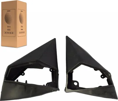 Produktbild von 2x Außenspiegel Dichtung kompatibel für Mercedes W124 W201 | Spiegel Gummi Set | OE A1248100879 | Abdichtung Außenspiegel | Neu