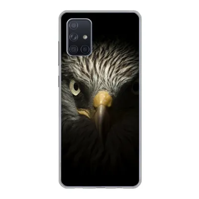 Produktbild von MuchoWow® Handyhülle Schutzhülle Hülle für Samsung Galaxy A51 Vogel - Adler - Raubvögel - Auge - Schnabel - Licht Silikon Softcase Handy Hülle - Schutzabdeckung