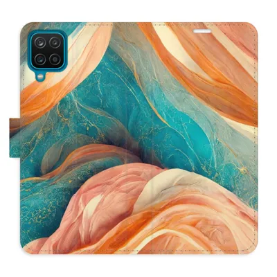 Obrázek produktu pro Flipové pouzdro iSaprio - Blue and Orange pro Samsung Galaxy A12