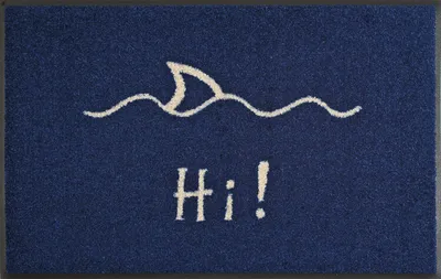 Schmutzfangmatte Hi! 50x75 cm, waschbar, innen & außen