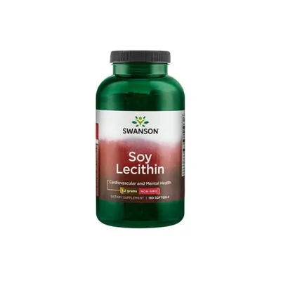 Imagen del producto de Swanson Suplementos dietéticos Soy Lecithine 1200 MG, BI7480