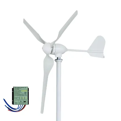 Zdjęcie produktu dla Turbina pozioma, moc 3000W, niski poziom hałasu, z kontrolerem MPPT, 3000W, 12V