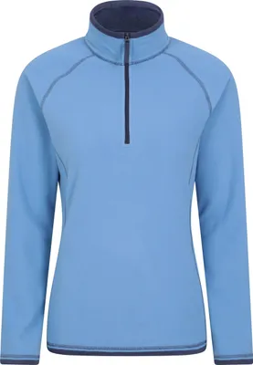 Productafbeelding van Mountain Warehouse - "Montana" fleecejas met halve rits voor dames, model MW637 (maat 44 EU), donkerblauw