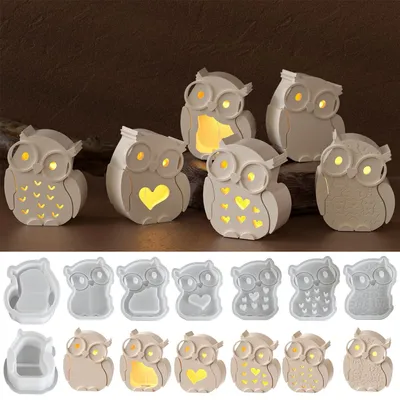 Immagine prodotto di 7 stampi in silicone per progetti fai-da-te a tema Halloween