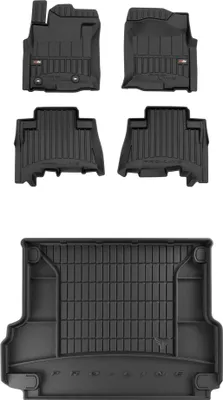Produktbild von FROGUM Gummimatten Autofußmatten + Kofferraummatte für Toyota Land Cruiser J150