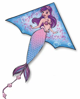 Immagine prodotto di Knoop Kites Aquilone Sirena 120x135 cm Aquilone per bambini in nylon