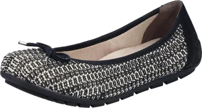 Produktbild von Rieker Damen Ballerinas 43850-00 Schwarz kombi   Gr.42