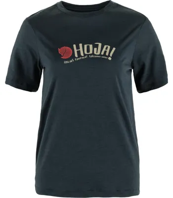 Productafbeelding van Fjällräven dames T-shirt van wol, donker marineblauw, maat M