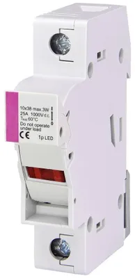 Productafbeelding van Zekeringhouder LED 10,3 x 38 mm 25 A