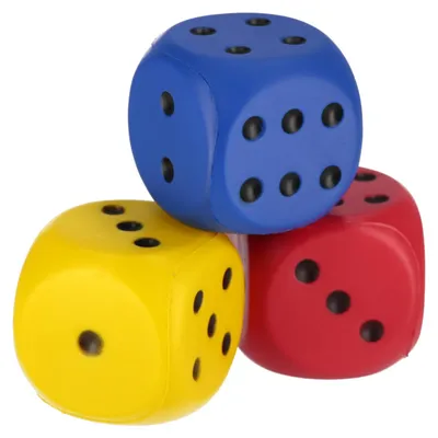 Image de Cube souple 8 cm, assortiment MEGA CREATIVE 545086