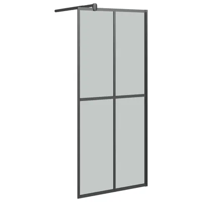 Zdjęcie produktu dla vidaXL Parawan prysznicowy do kabiny prysznicowej 80x195 cm Ciemne szkło bezpieczne