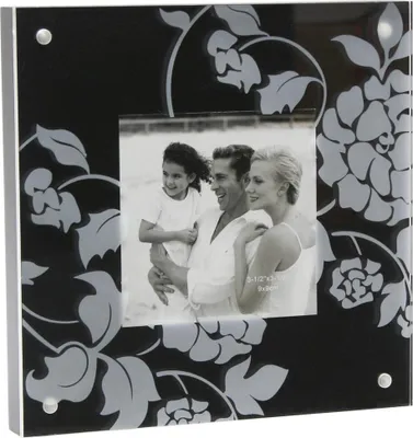 Produktbild von Deknudt Mahan Rahmen für Schwarz-Weiß-Fotos, 9x9 cm, Kunststoff, vertikal, stehend