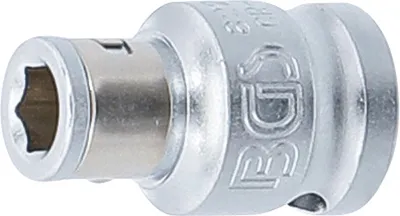Image de BGS 8225 Adaptateur avec bille de maintien, 10 (3/8), pour embouts 6,3 (1/4)