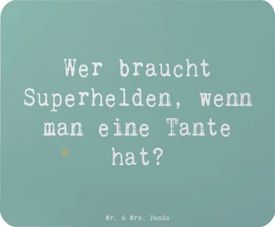 Produktbild von Mr. & Mrs. Panda Mauspad Spruch Lieblings-Tante - Meeresbrise - Geschenk, laptop, Unterstützung, persönliche Erinnerungen, Mouse Pad, Lebenshilfe, handgemacht, Neffe