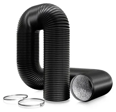 Productafbeelding van Ventilatieslang PVC - 152 mm - 3 meter - Met slangklemmen