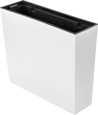 Productafbeelding van Witte Bloembak voor Balkons - 58 x 50 x 18 cm