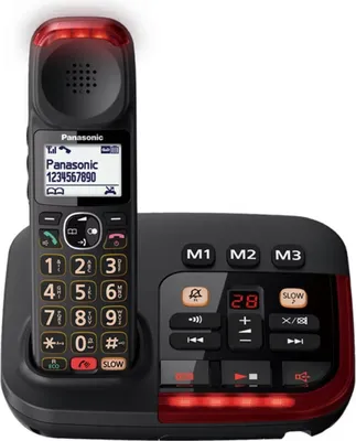 Produktbild von Panasonic KX-TGM420EXB, DECT-Telefon, Kabelloses Mobilteil, Freisprecheinrichtung, 100 Eintragungen, Anrufer-Identifikation, Schwarz