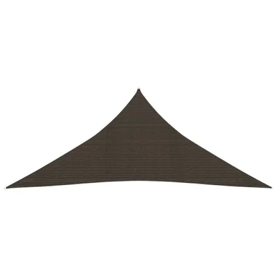 Produktbild von Sonnensegel 160 g/m² Braun 3,6x3,6x3,6 m HDPE