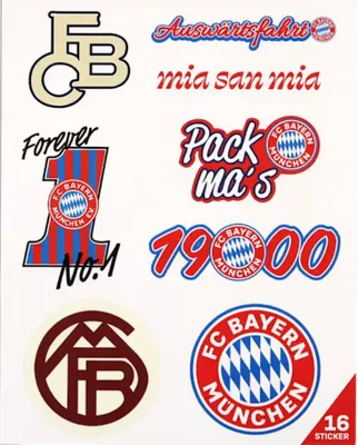 Produktbild von FC Bayern München Kofferaufkleber
