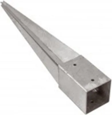 Image de Support à Enfoncer Norail 9x9x75 Ancrage Robuste Pour Poteaux Bois 9x9 Cm - Norail