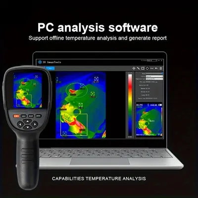 Productafbeelding van Warmtebeeldcamera – Infraroodcamera – Thermografische Camera – 256 x 192 – Kleurenscherm