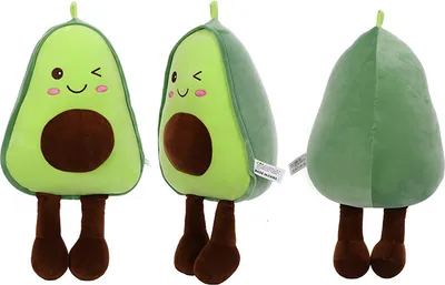 Produktbild von Schöne Avocado Plüschtier Maskottchen Kuscheltier Kuschelig Weiches 55 cm