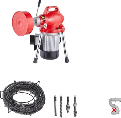 Immagine prodotto di Macchina spurgatrice, motore, cavo da 20 m, 250 W