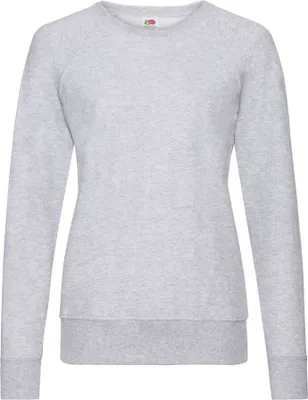 Produktbild von Damen-Sweatshirt Leichter Raglan-Sweat Lady - Heather Grau, S