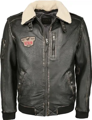 Produktbild von Mustang Lederjacke 31019256 Herren dark brown S