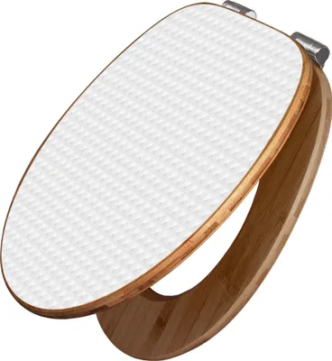 Produktbild von banjado Design WC Sitz Bambus Absenkautomatik -In Out - Toilettendeckel mit Absenkautomatik Holz/hochwertiger Bambus Klodeckel/WC-Sitz für alle gängigen Toiletten [TDB2 11553]