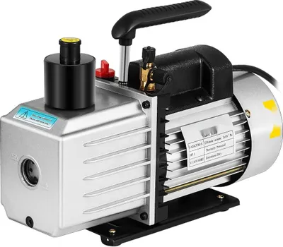 Obrázek produktu pro Dvoustupňová vývěva 8CFM - Vakuová vývěva 0,3Pa - 1HP pro klimatizační systémy HVAC - Vysoce výkonná vývěva pro chladicí a klimatizační techniku