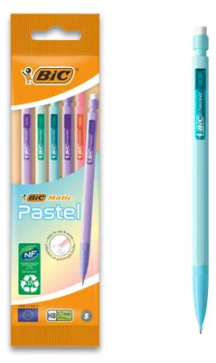 Immagine prodotto di BIC Matic Pastel - Matite automatiche HB 0,7 mm, 5 pezzi