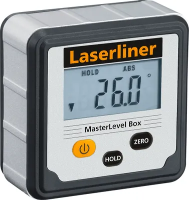 A digital angle finder device.