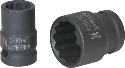 Produktbild von KS Tools 515.0917, Steckschlüsselbuchse, Schwarz, 2 Kopf/Köpfe, 1/2", Metrisch, 26 mm
