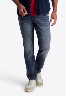 Produktbild von Timezone Jeans Used-Look Reißverschluss Slim Fit Modernes Design Größe: 40W / 34L